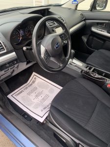 3 AFTER: Professional cleaned interior of car